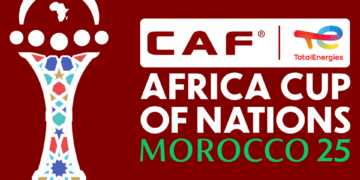 Il logo della coppa d'Africa 2025 [foto: CAF/Wikimedia Commons, Di CAF - http://www.caf.com, Marchio, https://it.wikipedia.org/w/index.php?curid=10753619]