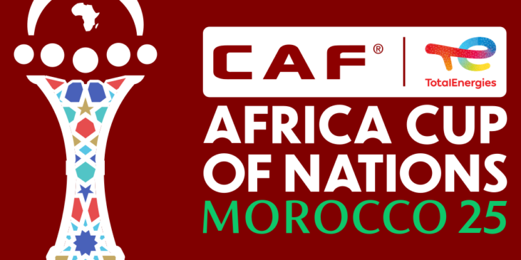 Il logo della coppa d'Africa 2025 [foto: CAF/Wikimedia Commons, Di CAF - http://www.caf.com, Marchio, https://it.wikipedia.org/w/index.php?curid=10753619]