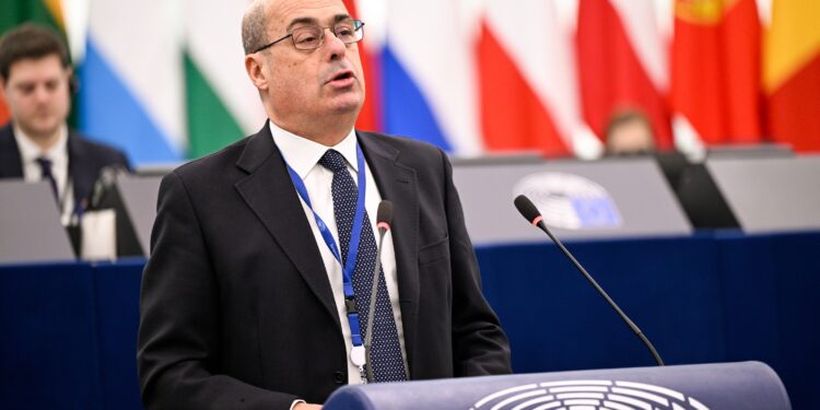 Il capodelegazione del PD al Parlamento europeo, Nicola Zingaretti. Source: Multimedia EU Parliament