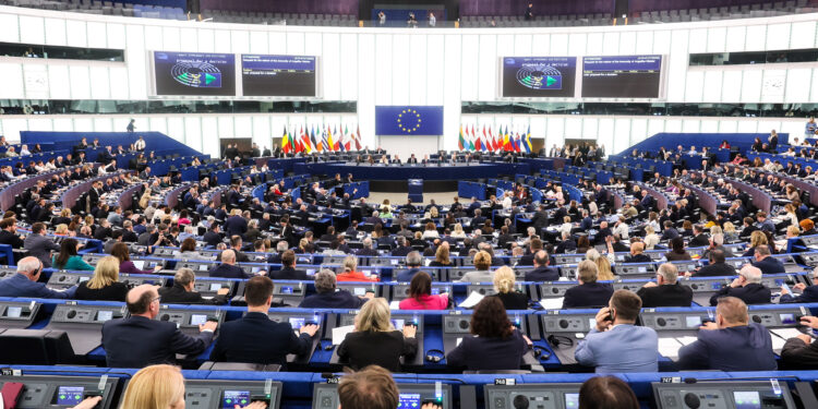 Voto alla plenaria di Strasburgo, maggio 2026. Crediti: Parlamento europeo
