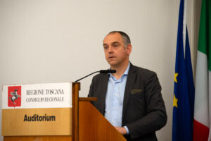 Il presidente del gruppo dei socialisti europei al CdR e consigliere provinciale a Lucca, Luca Menesini. Fonte: Imagoeconomica 