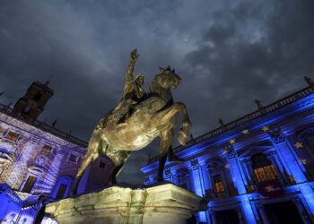 Festa dell’Europa in Piazza del Campidoglio, 2022. Crediti: Carlo Lannuti, via Imagoeconomica.