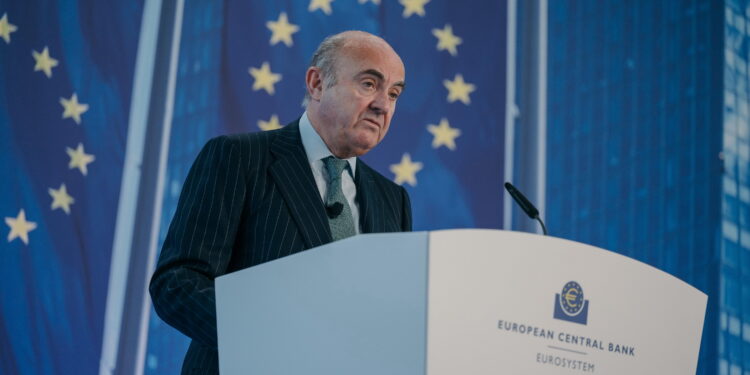Il vicepresidente della BCE, Luis De Guindos. Source: Felix Schmitt for ECB via Imagoeconomica