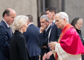 La presidente della Commissione Europea, Ursula von der Leyen, e Papa Leone XIV (Fonte: EC - Audiovisual Service)