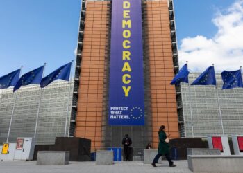 Una delle facciate di Palazzo Berlaymont (Palazzo della Commissione europea) a Bruxelles. Source: EC - Audiovisual Service Cooperators Producer: CE - Service audiovisuel. Photographer : Nicolas Landemard