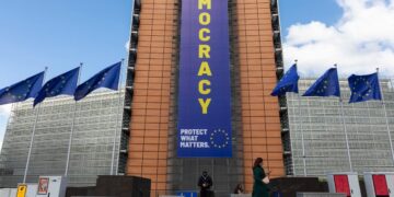 Una delle facciate di Palazzo Berlaymont (Palazzo della Commissione europea) a Bruxelles. Source: EC - Audiovisual Service Cooperators Producer: CE - Service audiovisuel. Photographer : Nicolas Landemard