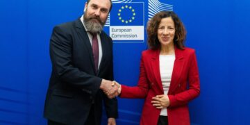 Roxana Minzatu e Oksen Lisovyi [Foto: EC - Audiovisual Service]