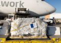 Ponte aereo di aiuti UNICEF per l'Ebola presso l'aeroporto di Liegi (Belgio). Source: EC - Audiovisual Service. Photographer: Lukasz Kobus