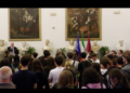 Un momento della cerimonia di oggi in Campidoglio