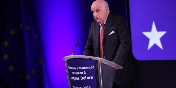 Etienne Davignon. Source: EC - Audiovisual Service Cooperators Producer : CE - Service audiovisuel Photographer : Christophe Licoppe