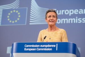 La vicepresidente della Commissione europea per la Concorrenza nel mandato 2019-2024, Margrethe Vestager. Fonte: EU Commission