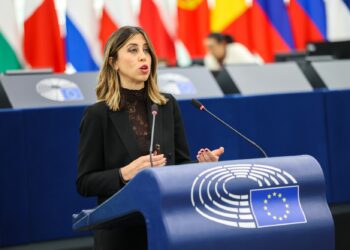 L'eurodeputata M5S, Valentina Palmisano. Maggio 2026. Copyright: © European Union 2026 - Source : EP