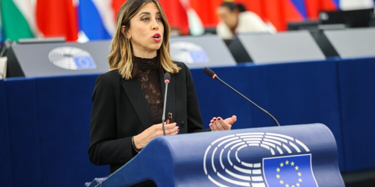 L'eurodeputata M5S, Valentina Palmisano. Maggio 2026. Copyright: © European Union 2026 - Source : EP