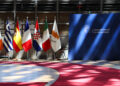 Palazzo Europa, prima dell'arrivo dei leader per il Consiglio europeo. Source: EU Council