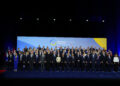Foto di famiglia alla Conferenza sulla ripresa dell'Ucraina. 26 Giugno 2026. Source: EU Council