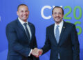 Il primo ministro di Malta, Robert Abela, e il presidente di Cipro, Nikos Chtistodoulides, alla riunione informale dei capi di Stato e di governo dell'UE il 24 aprile 2026 a Nicosia. Source: EU Council