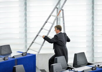 Parlamento europeo di Strasburgo, lavori in corso [Foto: Imagoeconomica]