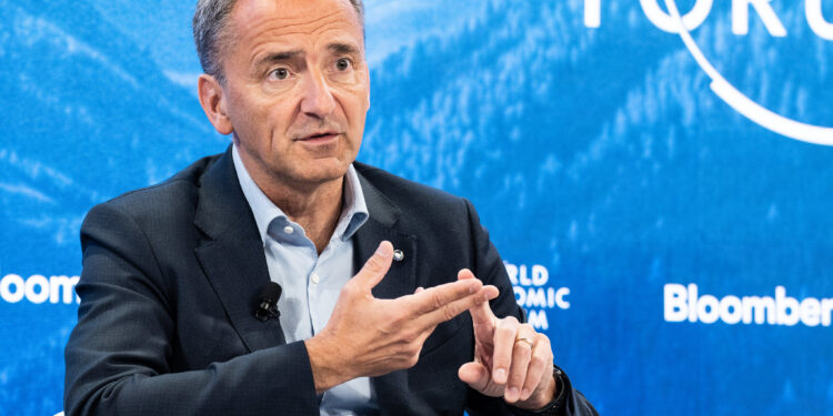 Jim Hagemann Snabe al Forum economico mondiale di Davos nel 2022. Source: Imagoeconomica