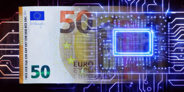 euro digitale [foto: Carlo Carino/imagoeconomica, via IA]