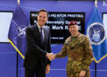 Il segretario generale della NATO, Mark Rutte, in visita in Kosovo (Fonte: Imagoeconomica)