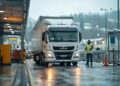 Tir alla dogana. Crediti: Carlo Carino via Imagoeconomica