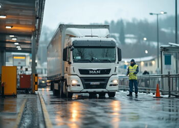 Tir alla dogana. Crediti: Carlo Carino via Imagoeconomica