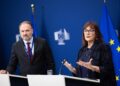 Dubravka Šuica, commissaria per il Mediterraneo, e il commissario per l'energia e le politiche abitative Dan Jørgensen [Foto: EC - Audiovisual Service]