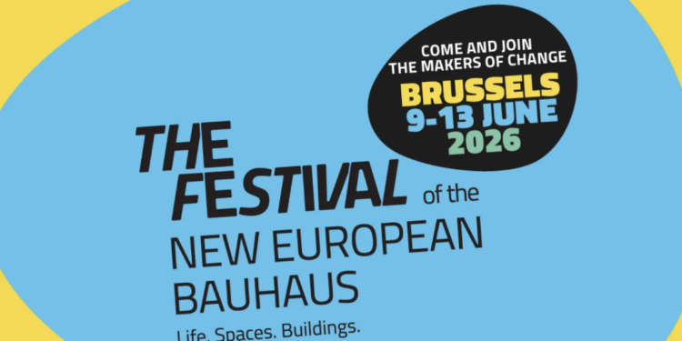 Locandina del festival del nuovo Bauhaus europeo. Crediti: Commissione europea