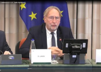 Bernd Lange, relatore della proposta. Fontw: EBS