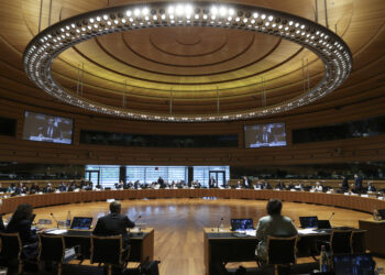 Il consiglio Affari interni, mentre discute di immigrazione [Lussemburgo, 4 giugno 2026. Foto: European Council]