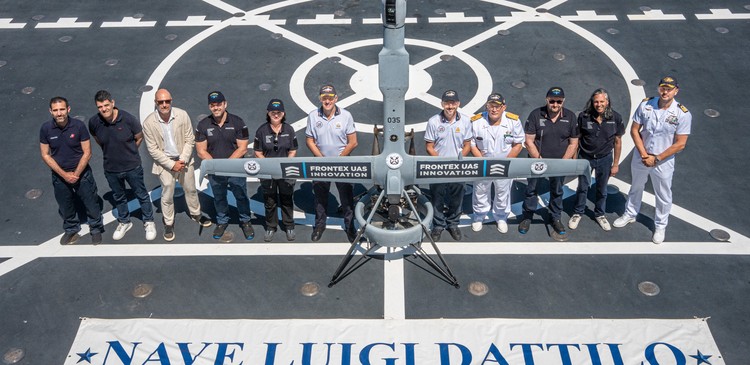 Foto dalla sperimentazione. Source: Frontex
