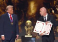 Il presidente FIFA, Gianni Infantino, e il presidente USA, Donald Trump. Source: Imagoeconomica