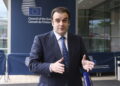 Il presidente dell'Eurogruppo, Kyriakos Pierrakakis [Lussemburgo, 11 giugno 2026. Foto: François Lenoir/European Council]