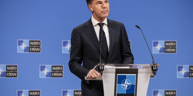 Il segretario generale della NATO, Mark Rutte. Crediti: NATO via Imagoeconomica