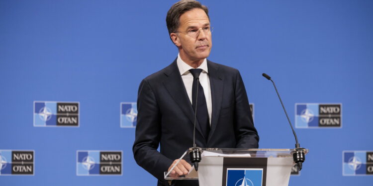Il segretario generale della NATO, Mark Rutte. Crediti: NATO via Imagoeconomica