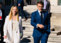 LA PRESIDENTE DEL CONSIGLIO GIORGIA MELONI, EMMANUEL MACRON PRESIDENTE DELLA REPUBBLICA FRANCESE (Antibes, 25 giugno 2026). Imagoeconomica