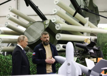 Il presidente russo Vladimir Putin al Forum del fronte popolare panrusso, luglio 2026. Fonte: Imagoeconomica