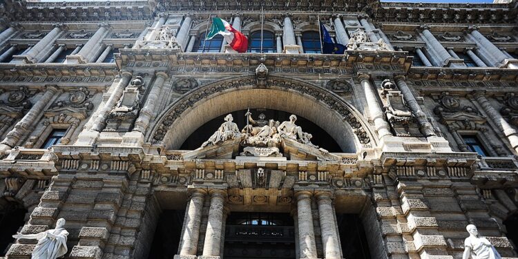 La facciata della Corte di cassazione a Roma [foto: Mstyslav Chernov/Wikimedia Commons]