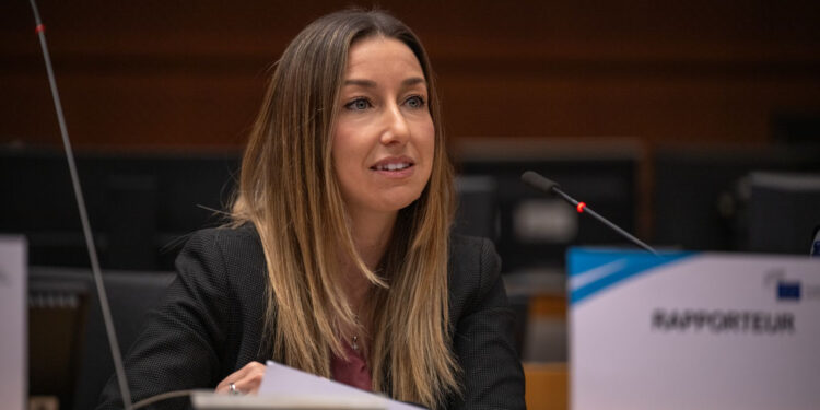 La Presidente del CESE, Nicoletta Merlo [fonte Eunews]