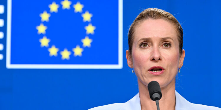 L'Alta rappresentante UE per la Politica estera e di sicurezza, Kaja Kallas. Source: EU Council