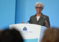 La presidente della BCE, Christine Lagarde [Francoforte, 23 luglio 2026. Foto: Felix Schmidt/ECB]
