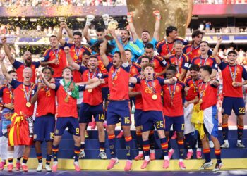 La Spagna campione del mondo 2026 [foto: FIFA, account X. https://x.com/FIFAcom/status/2078976112772702222/photo/1]