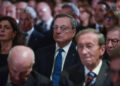 Mario Draghi alla cerimonia per lo scambio degli auguri di fine anno con i rappresentanti delle istituzioni [Roma, 19 dicembre 2025. Foto: Andrea di Biagio/imagoeconomica]