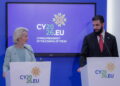 La presidente della Commissione europea, Ursula von der Leyen, e il presidente della Siria, Aḥmad Ḥusayn al-Shara, in occasione della riunione informale dei capi di Stato e di governo dell’UE [Nicosia, 24 aprile 2026. Foto: imagoeconomica]