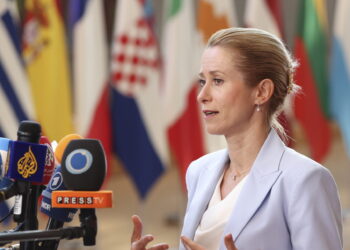La vicepresidente della Commissione europea e Alta rappresentante per la Politica estera e di sicurezza dell’UE, Kaja Kallas, durante il consiglio Affari esteri del 13 luglio 2026. Crediti: Francois Lenoir via Imagoeconomica