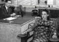 Test della macchina della verità [Stati Uniti, 1945 circa. Foto: Ed Westcott/Wikimedia Commons. File:Lie detector test.jpg]