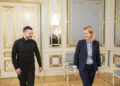 Visita dell'Alta rappresentante per la Politica estera e di sicurezza dell’UE, Kaja Kallas, al presidente dell'Ucraina, Volodymyr Zelenskyy, ottobre 2025. Crediti: Commissione europea