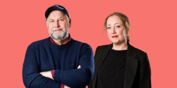Jonas Sjöstedt e Hanna Gedin [foto: la Sinistra, account X, https://x.com/Left_EU/status/2091822129343787213/photo/1]