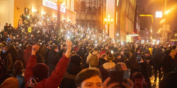 Proteste a Mosca. Crediti: Valery Tenevoy via Unsplash