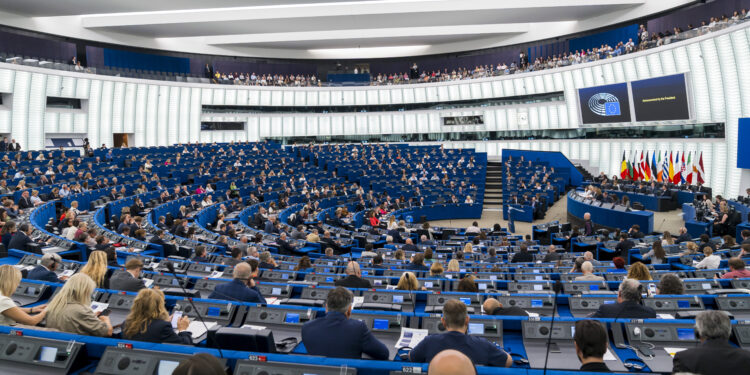Sessione plenaria del Parlamento europeo a Strasburgo(Francia), settembre 2026. Crediti: Parlamento europeo